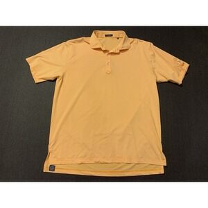Turtleson Shirt Mens‎ Size XL Orange Golf Polo Tour Performance